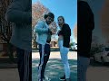 Belly Bounce Trend Man And Woman Compare Bounces In Playful Outdoor Scene Bellybounce