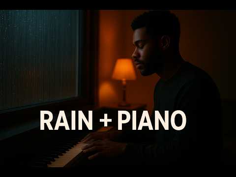 Rainy Nights & Soft Piano — 8 Hours of Peace for Sleep, Study & Calm Focus