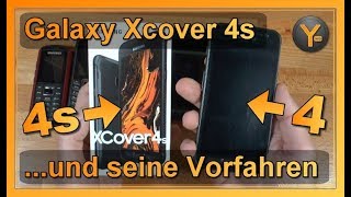Das Samsung Galaxy Xcover 4s und seine Vorgänger