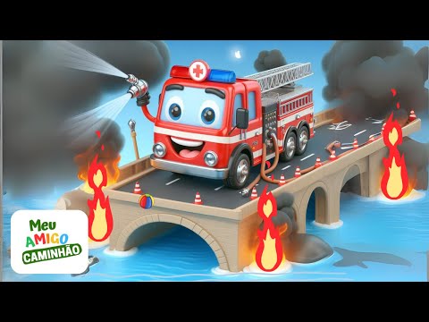 Música Infantil | O Caminhão Bombeiro Amigo | Meu Amigo Caminhão