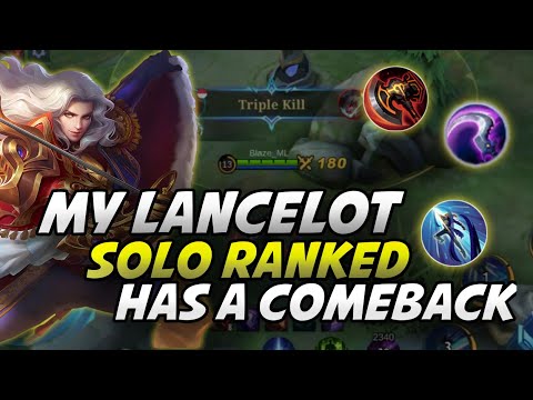 CRAZY COMEBACK!! LANCELOT DXONE  20 KILL AGGRESSIVE MODE !! - Mobile Legends