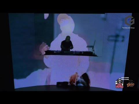 The Executive Group presenting live visual mixing with Rattle