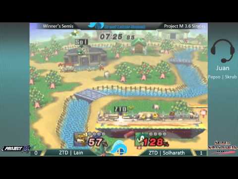 Natufest IV Project M 3.6 Singles WS - ZTD | Lain (Marth/Fox) vs. ZTD | Solharath (Sonic)