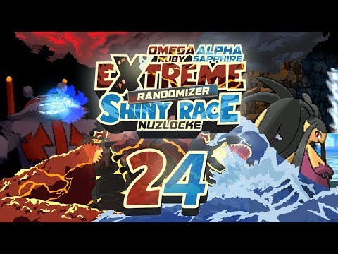 INSANE POWER! THE LAST GYM BATTLE! Pokemon ORAS Extreme Randomizer Shiny Race Nuzlocke Ep 24