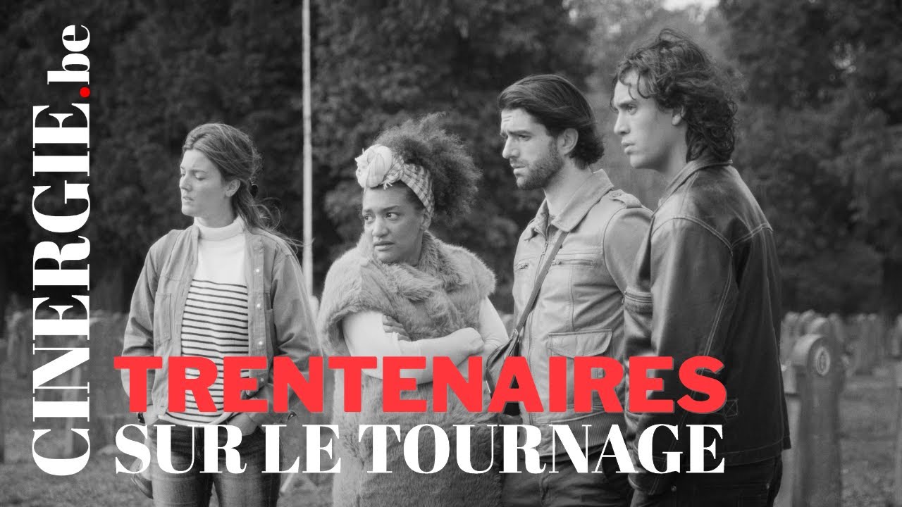 Sur le tournage de la série Trentenaires