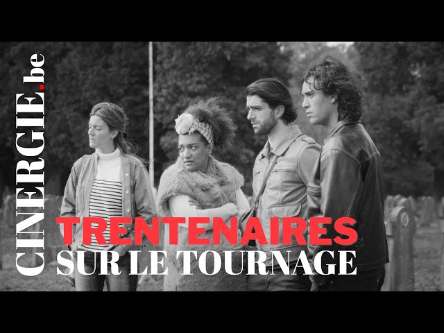 Sur le tournage de la série Trentenaires