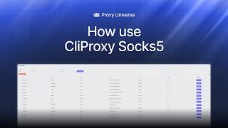 CLiProxy Tutorial: Residential SOCKS5