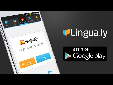 Lingua.ly - collect new words (free app on google play)