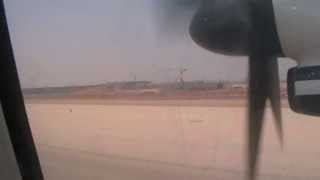 preview picture of video 'Smart Aviation Dash 8 Q400 Takeoff From Cairo Intl. Airport Runway 05C'