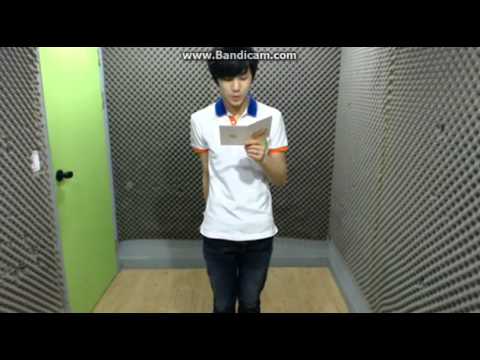 130508 SEVENTEEN TV Mingyu reading letter CUT