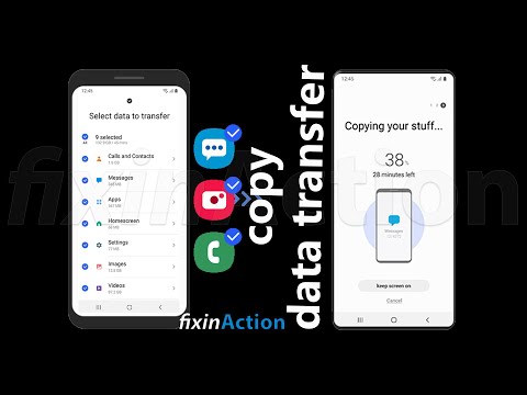 Data Copy & Transfer - Samsung to Samsung Easy & Fast Method Via Smart Switch