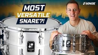 Video thumbnail for Sonor Kompressor Aluminum Snare Drum Review 14 x 5.75 by Gideon Waxman