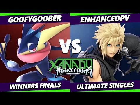 Homecoming Winners Finals - enhancedpv (Cloud, Wolf) Vs GoofyGoober (Greninja) Smash Ultimate - SSBU