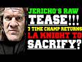 WWE News Chris Jericho Tease On RAW Surprise Brock Lesnar Opponent LA Knight Sacrifices His Spot