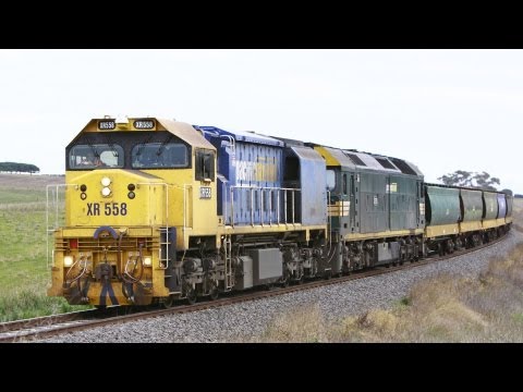 Victoria's Longest Grain Train - Australian Trains, Victoria