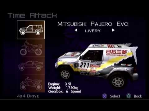 Paris-Dakar Rally Playstation 2