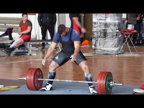 2018 Bulgarian Powerlifting - Vencislav Dimitrov Deadlift 351.0 (for National Record - NO)