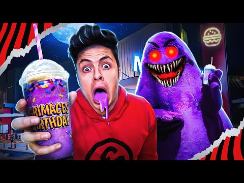 I drank Grimace's milkshake and regretted it! (Grimace Shake)