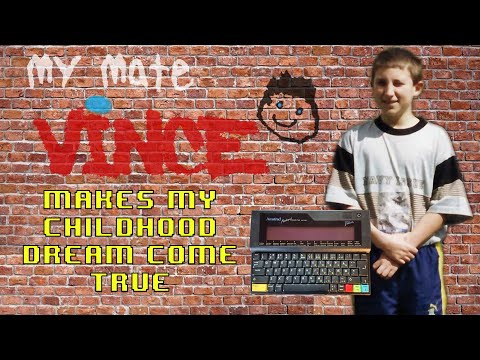 My Mate Vince makes my childhood dream come true... I've got my very own Amstrad NC100