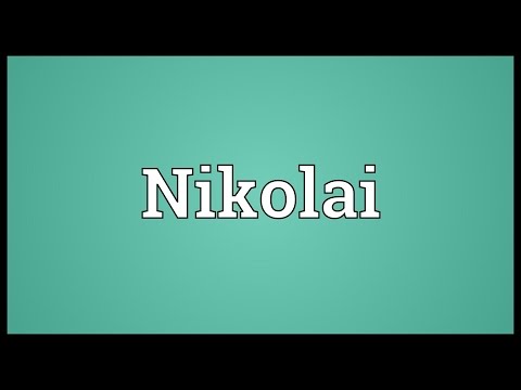 Nikolai Meaning