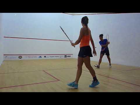 TOURNAMENT OF PYRAMIDES 2018 - Jasmine Hutton (ENG) bt Kace Bartley (ENG) 11-9, 11-8, 11-7