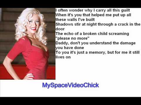 Christina Aguilera I'm Ok Lyrics On Screen And Description