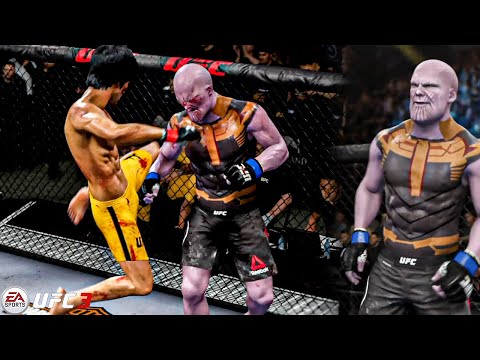 Bruce Lee vs THANOS (Avengers) |  EA SPORTS UFC 3