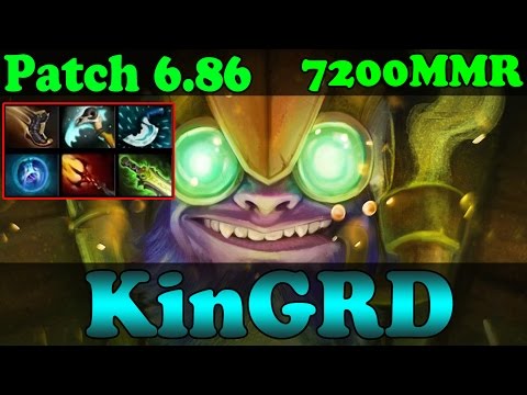 Dota 2 - Patch 6.86 : KinGRD 7200 MMR Plays Tinker Vol 1- Ranked Match Gameplay!