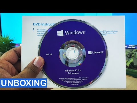 Microsoft windows 10 pro 64 bit system builder software, fre...