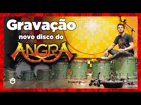 BATERIA QUE USEI NA GRAVAÇÃO DO NOVO DISCO DO ANGRA - 2022 - BRUNO VALVERDE