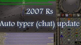 runescape 2007 auto typer (Old school runescape auto typer update)