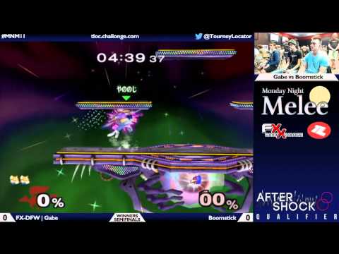 MNM11 Melee - FX_DFW Gabe (Fox) vs Boomstick (Falco) - Winners Semifinals