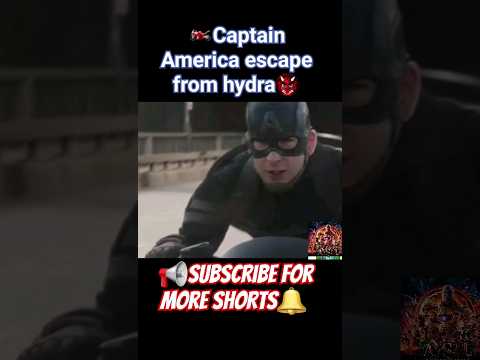 Captain America escape from hydra | #captainamerica #hydra #marvel #shorts #shortsfeed #trending