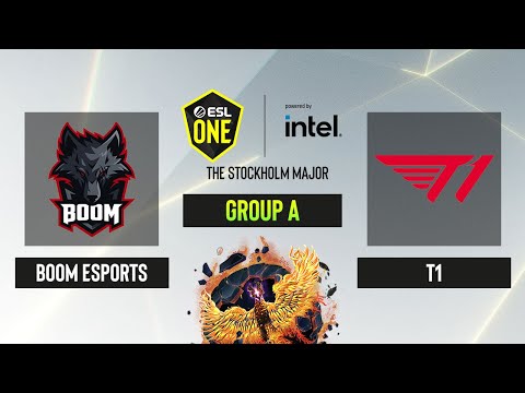 Dota2 - Boom Esports vs. T1 - Game 1 - Group A - ESL One Stockholm 2022