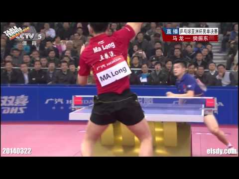 2014 Asian Cup MS Final Analysis MA Long - FAN Zhendong