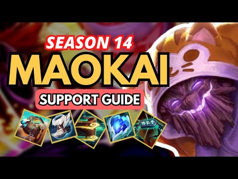 How to DOMINATE with MAOKAI Support in Season 14 | League of Legends Guide