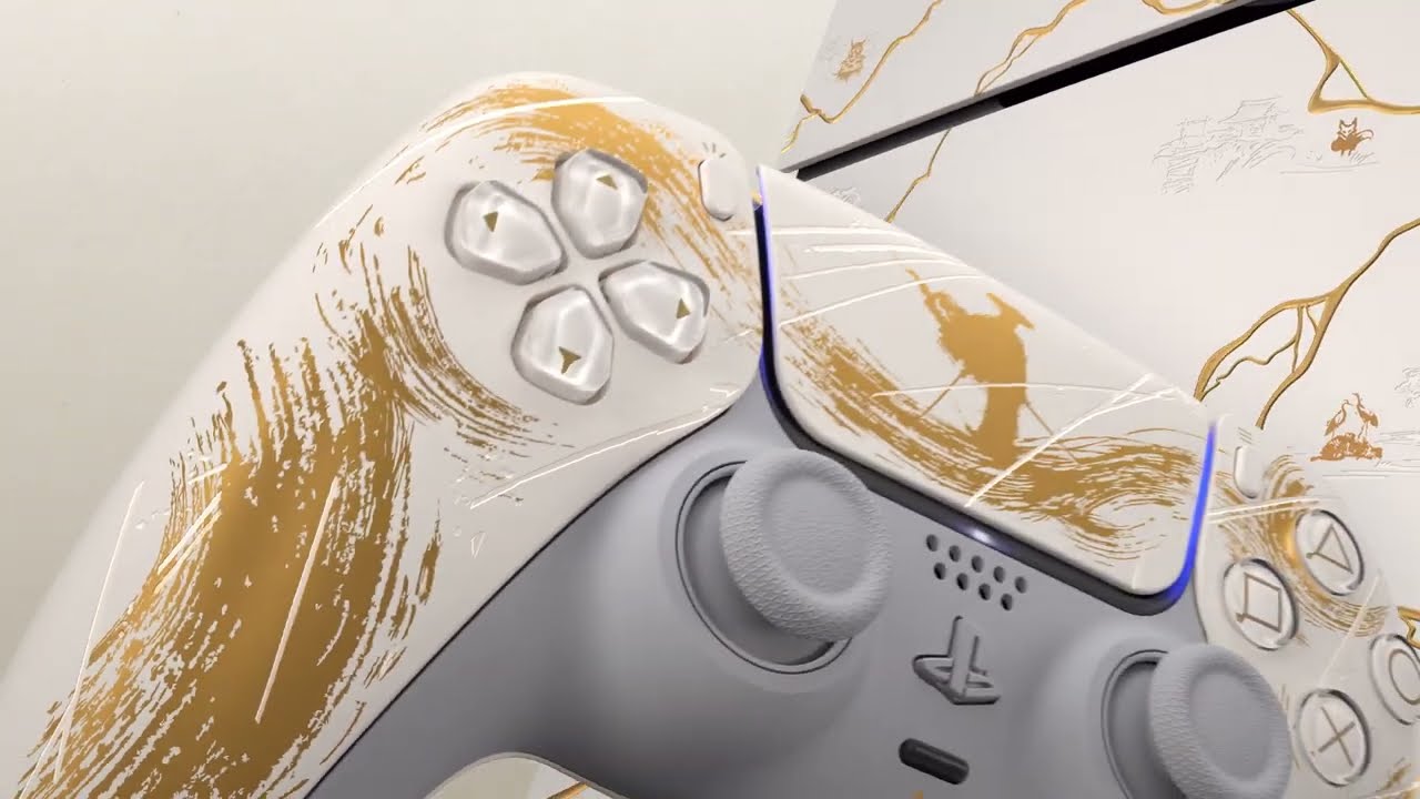 (For Southeast Asia) First look: PS5 Ghost of Yōtei Limited Edition console designs