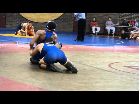 CUW freshman wrestler Greg Sanders (back flip; slow-motion, normal speed)