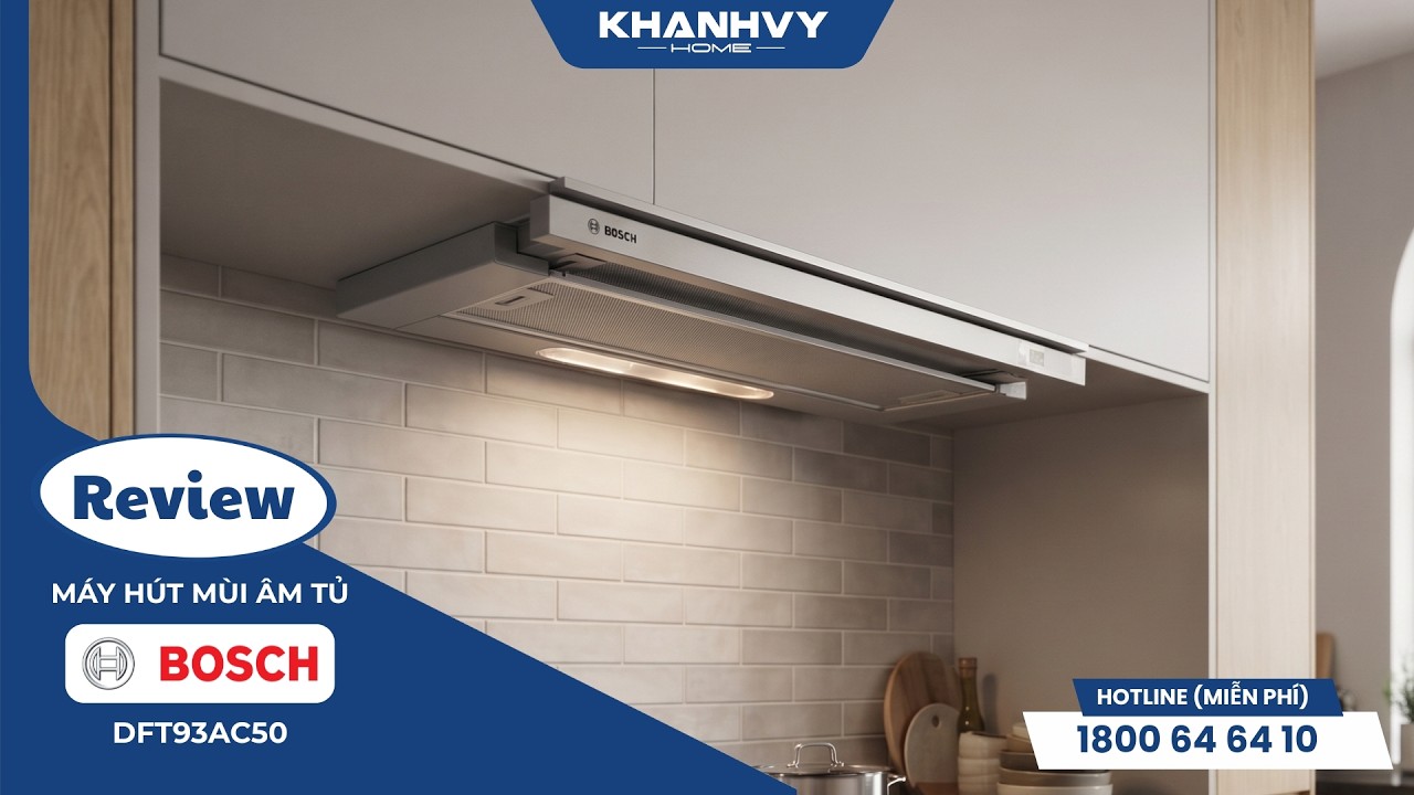 Máy hút mùi âm tủ Bosch DFT93AC50