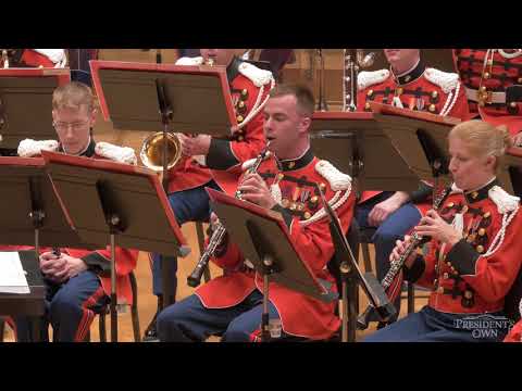 GRAINGER Irish Tune from County Derry - "The President's Own" U.S. Marine Band - Tour 2018