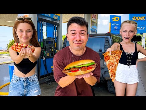 24 SAAT BENZİNLİK ‘ten YEMEK YEDİK ?!