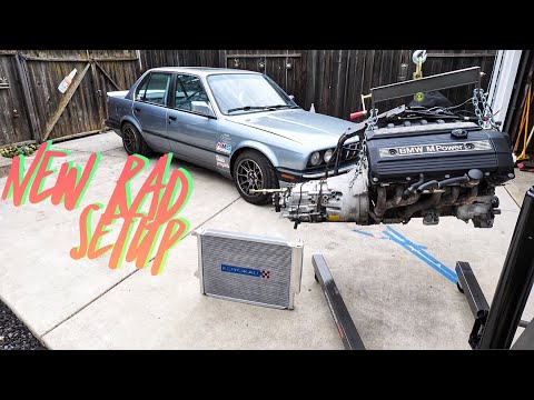 NEW COOLING SYSTEM FOR THE S52 SWAP BMW E30 [4K]