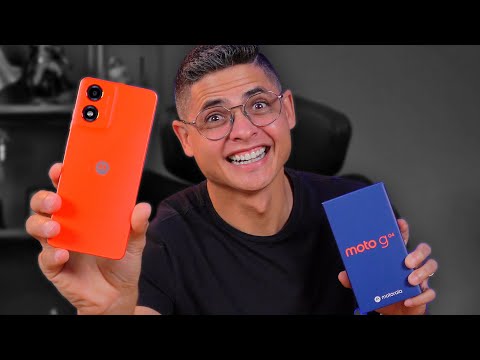 O CELULAR MAIS BARATO DA MOTOROLA COM 128GB! Esse MOTO G04 é BOM? Unboxing e Impressões