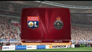 preview picture of video 'Olympique Lyon. - Vitória Guimarães* [PES 2014] | C3 League (Groupe I - 2ème Journée) | CPU Vs. CPU'