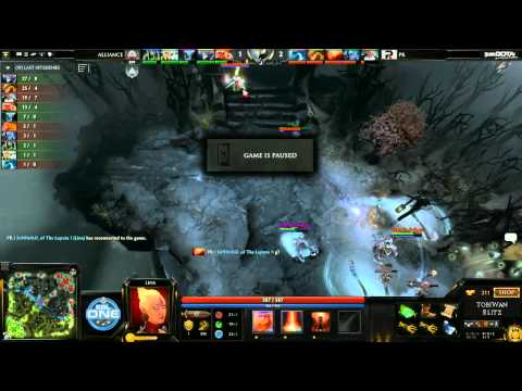 Power Rangers vs The Alliance Game 2 - ESLOne Frankfurt Europe Qualifier - @TobiWanDOTA @Blitz_Dota
