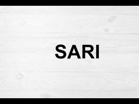 How To Pronounce Sari