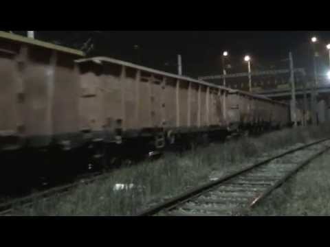 Tren de marfa al GFR intra in statia Suceava - 02.11.2014