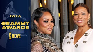 Queen Latifah Gives Rare Shoutout to Partner Eboni Nichols | Grammys 2026