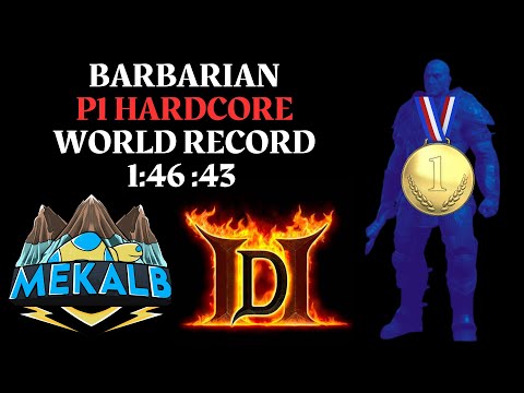 [1:46:43] D2R HC Barb P1 - World Record