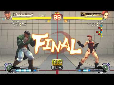 FNEX Raven (Mr.Diddles) vs Viceyl (Cammy) Xbox Live Endless Battle